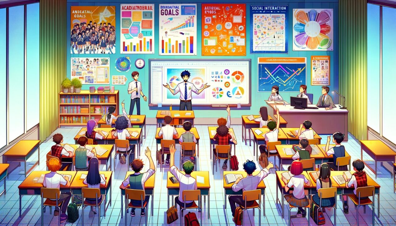 中学校の学級目標を設定し、達成する方法について学びましょう。生徒、教員、学級全体にとって意味のある目標の設定や具体的なアクションプランの策定方法、成功事例と失敗からの教訓など、中学校における学級目標の重要性に焦点を当てた解説記事です。中学校の教育環境で学級目標を活用し、生徒の成長をサポートしましょう。